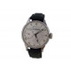   white mechanical wrist watch Molniya with Transparent back