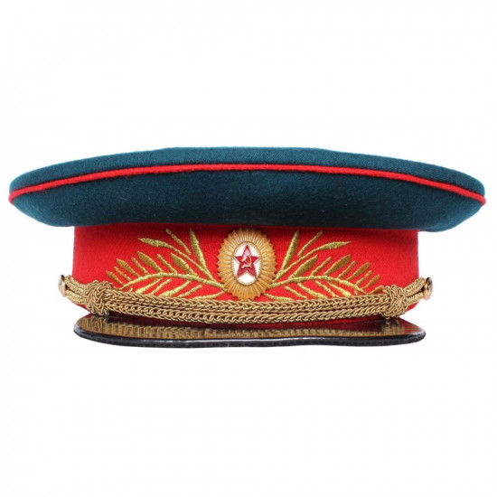 Gorra de visera de tropas de infantería rusa soviética