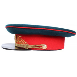 Casquette de visière du général des troupes d'infanterie russe soviétique Casquette de visière du général des troupes d'infanterie russe soviétique