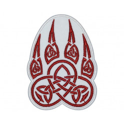 Keltische Verzierung des Tatzenspurwolfs gestickter Flecken #2 Keltische Verzierung des Tatzenspurwolfs gestickter Flecken #2