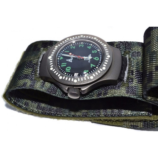 Army automatic self-winding wristwatch