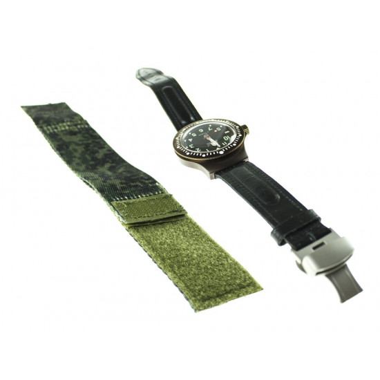 Montre-bracelet automatique à remontage automatique "Ratnik" de l'armée russe 6E4-1