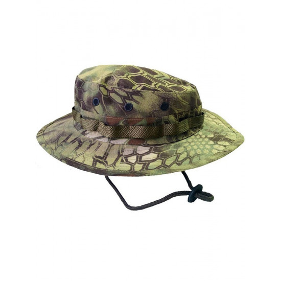 Chapeau d'été tactique Panama airsoft mpa-17 forêt de python Chapeau d'été tactique Panama airsoft mpa-17 forêt de python