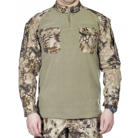 Pull tactique demi-saison MPA-11 Chemise Airsoft professionnelle Pull camo "Python rock" Mode de vie actif rip-stop wear