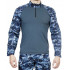 Tactical jumper Demi-season Professional Airsoft shirt "Blue-pixel" camo jumper Active lifestyle rip-stop wear