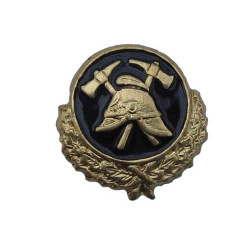 Soviet metal fireman badge award fire division Soviet metal fireman badge award fire division