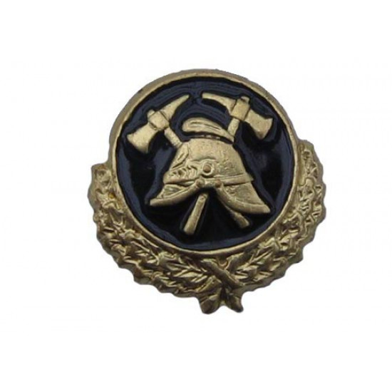 Soviet metal fireman badge award fire mvd division