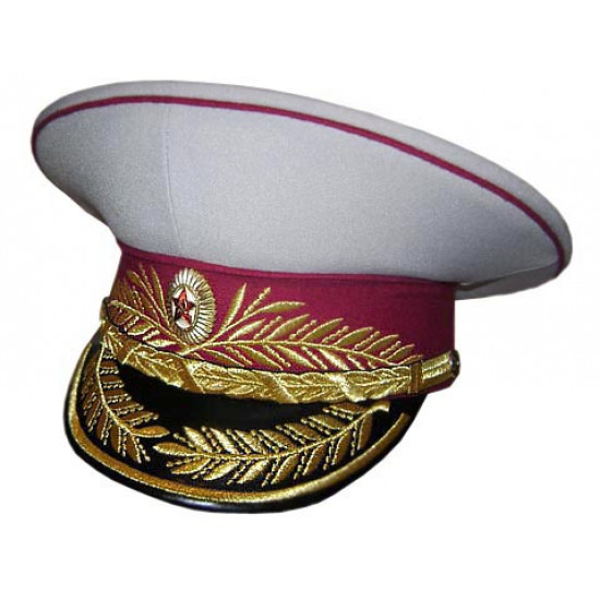 Soviet / russian mvd general's (ministry of internal affairs) parade white hat