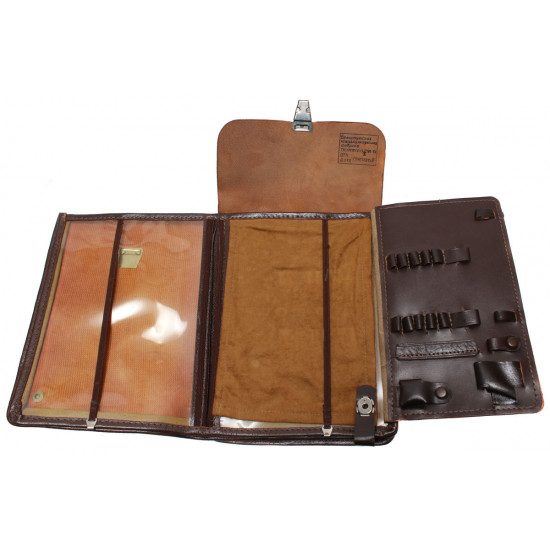 / soviet sergeant leather map bag m70 / soviet sergeant leather map bag m70