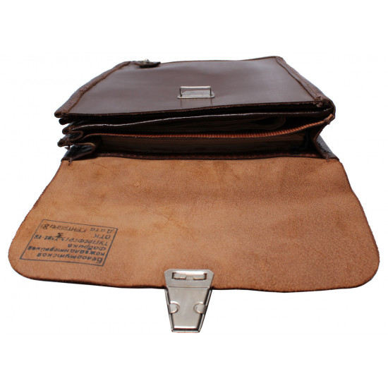 / soviet sergeant leather map bag m70 / soviet sergeant leather map bag m70