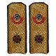 Parade shoulder boards of soviet navy admiral