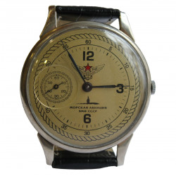 Mécanique Rare montre-bracelet soviétique "MOLNIJA / Molnia" Naval Aviation Mécanique Rare montre-bracelet soviétique "MOLNIJA / Molnia" Naval Aviation