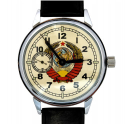 La montre russe Molnija Arms of the Soviet Union URSS La montre russe Molnija Arms of the Soviet Union URSS