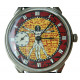 Molnija Vitruvian Man Leonardo Da Vinci USSR Mechanical Wrist Watch