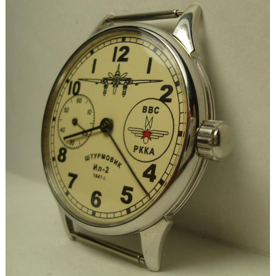 USSR Avition Red Army Mechanical wristwatch Molnija with transparent back USSR Avition Red Army Mechanical wristwatch Molnija with transparent back