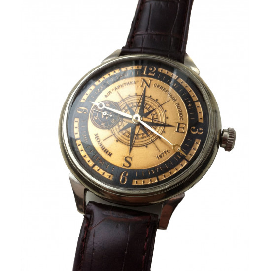 USSR Soviet wrist Watch "MOLNIJA" / Molnia North Pole - Compass USSR Soviet wrist Watch "MOLNIJA" / Molnia North Pole - Compass