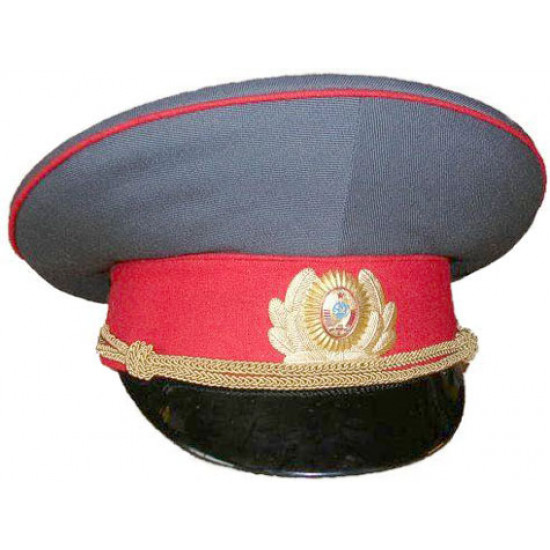 Soviet / russian ministry of internal affairs mvd officer hat