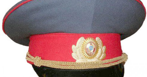☆ロシア 警察 制帽 59 実物☆DPSロシア軍ミリタリーポリスミリタリー