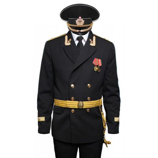 Sowjetische / russische Marineparade Uniform schwarz