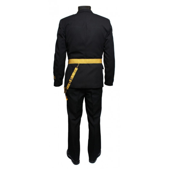 Sowjetische / russische Marineparade Uniform schwarz