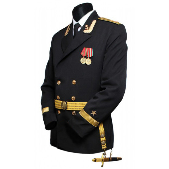 Soviet / USSR naval fleet captain black jacket