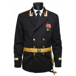 Soviet /   naval fleet captain black jacket Soviet /   naval fleet captain black jacket