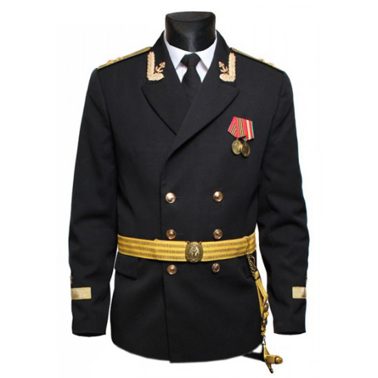 Soviético / capitán veloz naval ruso chaqueta negra