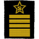 Soviet fleet,   naval, ussr navy,  2 high-rank officer's shoulder patch