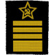 Flotte soviétique, russe naval, marine de l`urss, 2 pièce d`épaule d`officiers de haut grade