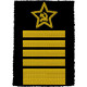 Soviet fleet, russian naval, ussr navy,  2 high-rank officer's shoulder patch