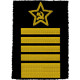 Flotte soviétique, russe naval, marine de l`urss, 2 pièce d`épaule d`officiers de haut grade