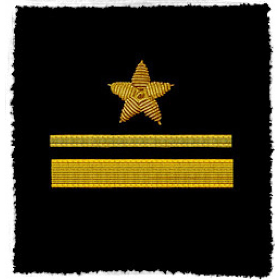 Flotte soviétique, russe naval, marine de l`urss, 2 pièce d`épaule d`officiers