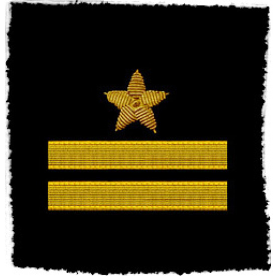 Flotte soviétique, russe naval, marine de l`urss, 2 pièce d`épaule d`officiers