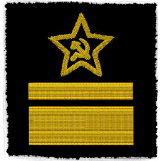 Flotte soviétique, russe naval, marine de l`urss, 2 pièce d`épaule d`officiers de haut grade