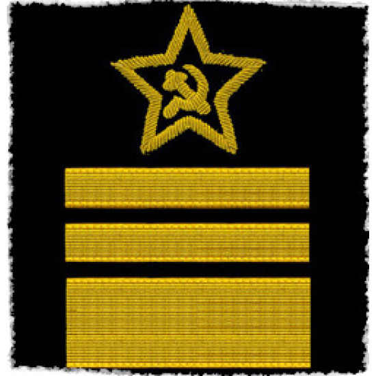 Soviet fleet,   naval, ussr navy,  2 high-rank officer's shoulder patch