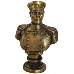 Buste de bronze soviétique d`amiral impérial russe nakhimov Buste de bronze soviétique d`amiral impérial russe nakhimov
