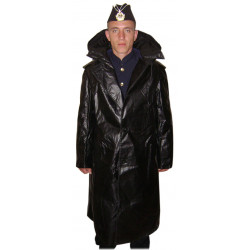 Soviétique bleu marine / manteau noir russe avec le capuchon de l`urss flotte navale Soviétique bleu marine / manteau noir russe avec le capuchon de l`urss flotte navale