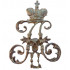 Monogramme de badge royal russe d`alexander ii