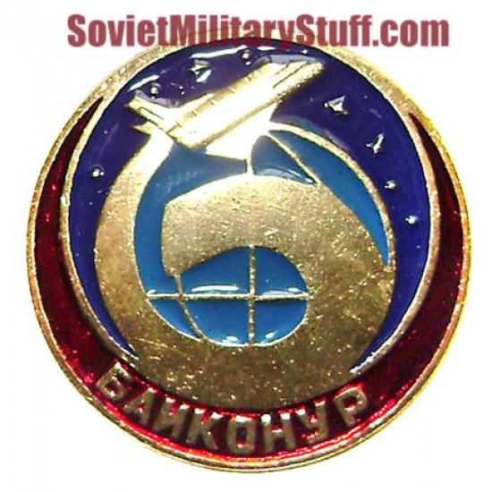 Baikonur spécial soviétique cosmodrome badge spatial