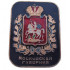 Insignia soviética ruso de la provincia de moscú insignias de cobre la urss