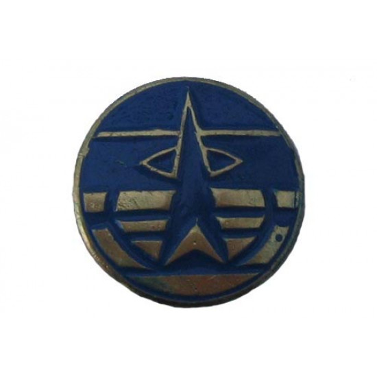 Soviet military-space forces metal badge "vks" ussr army Soviet military-space forces metal badge "vks" ussr army