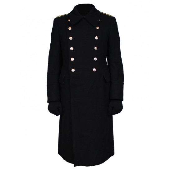 Soviet fleet /   naval winter warm officer's overcoat, coat