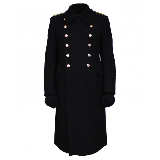 Flotte soviétique / pardessus d`officiers chaud d`hiver naval russe, manteau