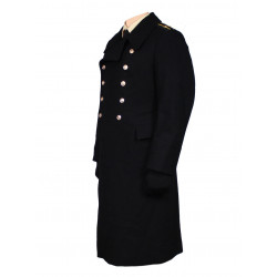 Flotte soviétique / pardessus d`officiers chaud d`hiver naval russe, manteau Flotte soviétique / pardessus d`officiers chaud d`hiver naval russe, manteau