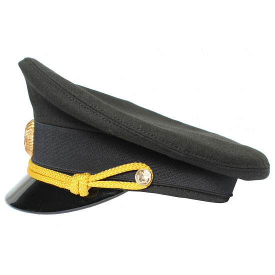 Russischer Marine Flotte Rip-Stop Offiziere schwarzen Schirmmütze