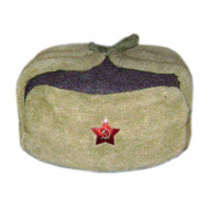 Wwii soviético añejo ushanka sombrero del trampero de invierno caliente original militar soviético de ejército Wwii soviético añejo ushanka sombrero del trampero de invierno caliente original militar soviético de ejército