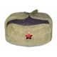 Vintage soviet wwii ushanka army soviet military original  warm winter trapper hat 