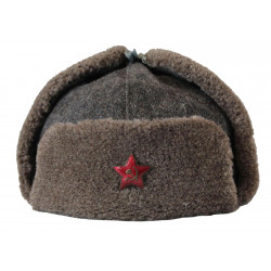 Vintage WWII Soviet RKKA Ushanka Vintage WWII Soviet RKKA Ushanka