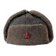 Vrai ushanka soviétique wwii de 100 % rkka chapeau d`hiver