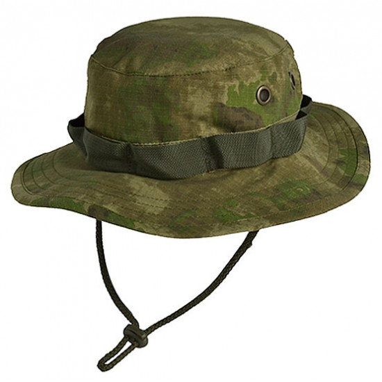 Camo panama boonie hat moss rip-stop tactical cap